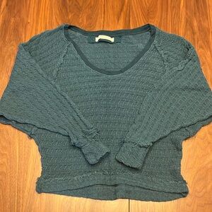 SOLD We the Free Green Sweater